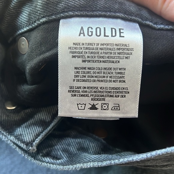 Agolde High Rise Vintage Bootcut Jean in Percolate Black - Picture 10 of 14